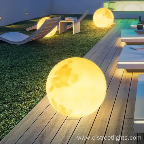  Eco-Friendly Round Solar Garden Light with Warm Glow 
